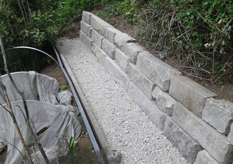 Trockenmauer - Natursteinmauer