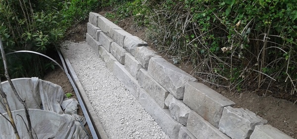 Trockenmauer - Natursteinmauer